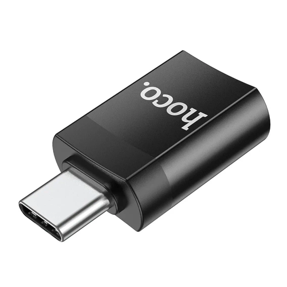 Adapter HOCO UA17 OTG USB-C do USB-A – czarny