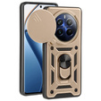 Etui pancerne do Realme 12 Pro 5G / 12 Pro+ 5G, CamShield Slide, złote