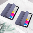 Etui do iPad 11" 2025 A16 (11 gen.) / iPad 10.9" 2022 (10 gen.), Smart Pencil, z miejscem na rysik, fioletowe