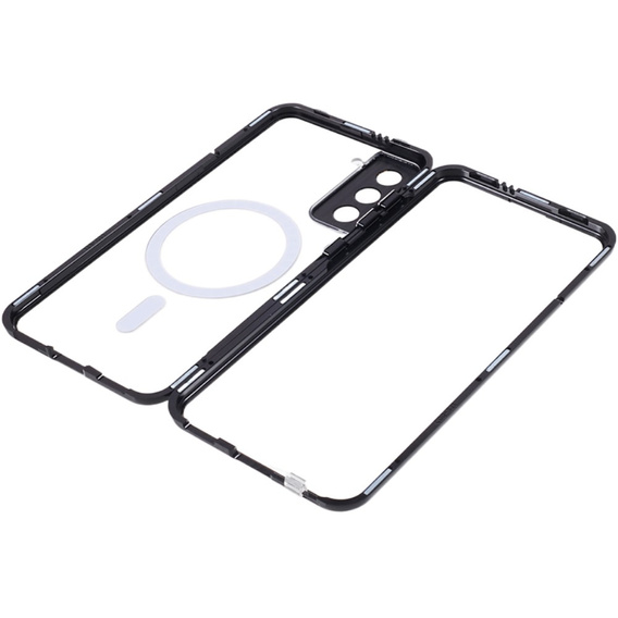 Etui Magnetic Dual Glass MagSafe do Samsung Galaxy S21, czarne
