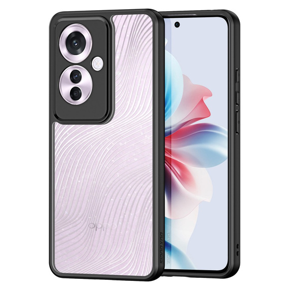 Etui DuxDucis do Oppo Reno 11F 5G, Aimo case, przezroczyste / czarne