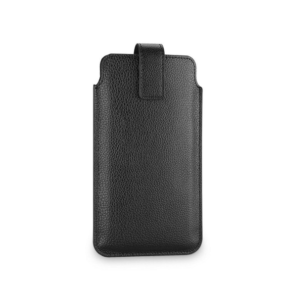 Pionowa Kabura Phone Pouch do Telefonów 6.0-6.9 cala , Black