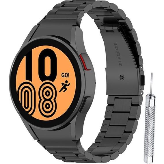Pasek Bransoleta do Samsung Galaxy Watch 4/5/6 40/42/43/44/45/46/47mm, Czarna