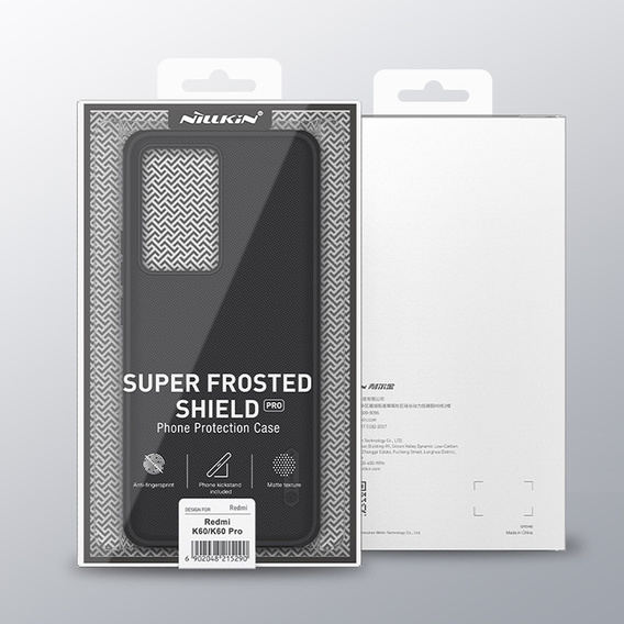 Etui NILLKIN do Poco F5 Pro 5G, Super Frosted Shield Case, Niebieskie