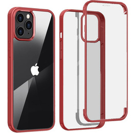 Etui do iPhone 12 / 12 Pro, ERBORD Guardian, czerwone
