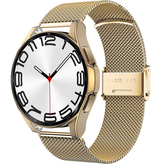 Bransoleta + Etui do Samsung Galaxy Watch 6 Classic 43mm, Złota