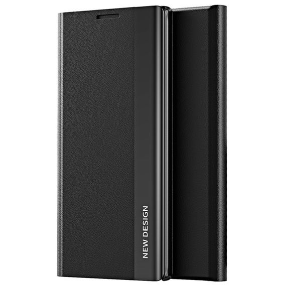 Zestaw Etui do Samsung Galaxy A34 5G, Side Magnetic z klapką, Czarne + szkło