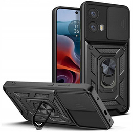 Etui pancerne Tech-Protect do Motorola Moto G34 5G, CamShield Pro, czarne