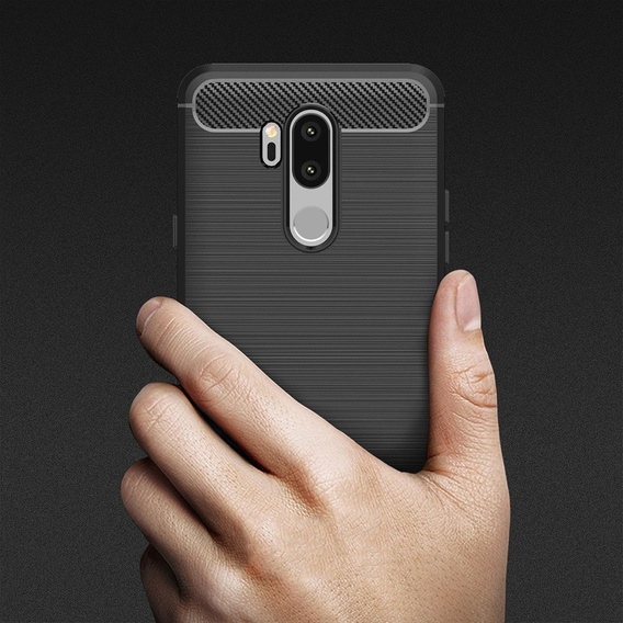 Etui do LG G7 ThinQ / G7 Fit, Karbon, czarne