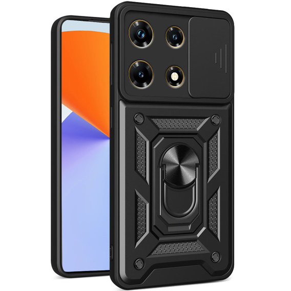 Etui pancerne do Infinix Note 30 Pro, CamShield Slide, czarne