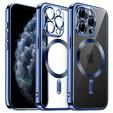 Etui do iPhone 11 Pro, Electro MagSafe, niebieskie + Szkło na ekran