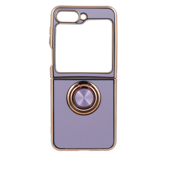 Etui do Samsung Galaxy Z Flip 5 5G, Electro Ring, fioletowe