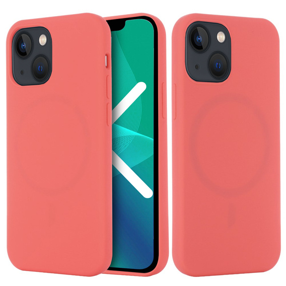 Etui do iPhone 13, Silicone MagSafe, różowe