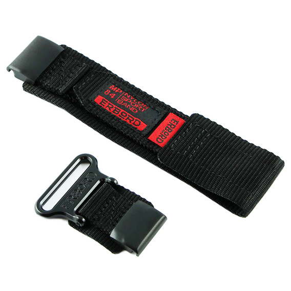 Pasek Nylonowy ERBORD MP84 Quickfit do Garmin Fenix 5X/6X/6X PRO/7X, Czarny, Rozmiar S/M