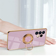 Etui do Samsung Galaxy A13 4G, Electro Ring, fioletowe