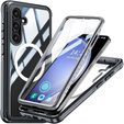 Etui do Samsung Galaxy S23 FE, Shockproof, z folią na ekran, do MagSafe, czarne