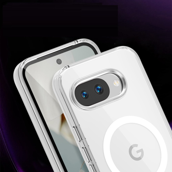 Etui do Google Pixel 9a – kompatybilne z MagSafe, przezroczyste