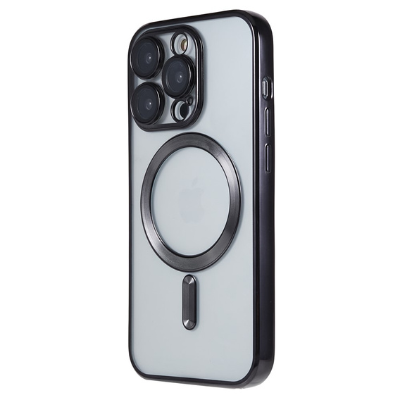 Zestaw Etui do iPhone 14 Pro, MagSafe Hybrid, czarne + Szkło