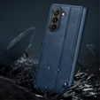 Etui z klapką do Samsung Galaxy Z Fold6 5G, Wallet, niebieskie
