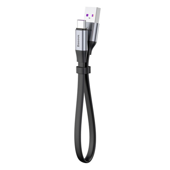 Baseus Nimble 23 cm – kabel USB-A do USB-C 40W 5A, szaro-czarny