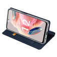 Etui Dux Ducis do iPhone 17 Air, Skin Pro, z klapką, z miejscem na kartę, granatowe