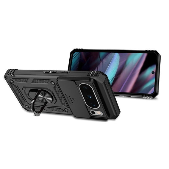 Etui pancerne do Google Pixel 8 Pro, CamShield Slide, czarne