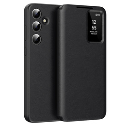 Etui z klapką do Samsung Galaxy S23 FE, Smart View Wallet, czarne
