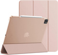 Etui do iPad Pro 12.9" 2022/2021/2020 (6/5/4 gen.), Smart Pencil, z miejscem na rysik, różowe