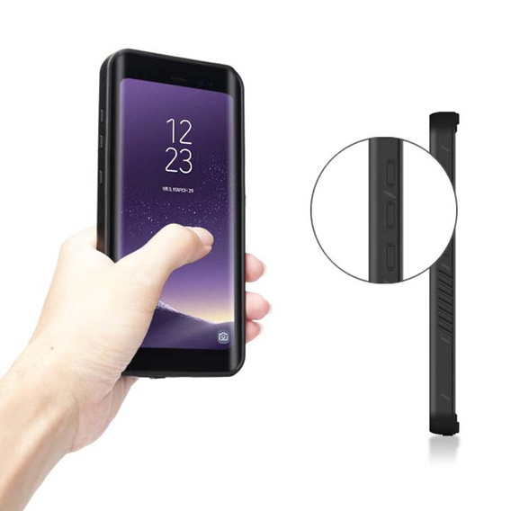 Etui Wodoodporne IP68 do Samsung Galaxy S8 5G, czarne