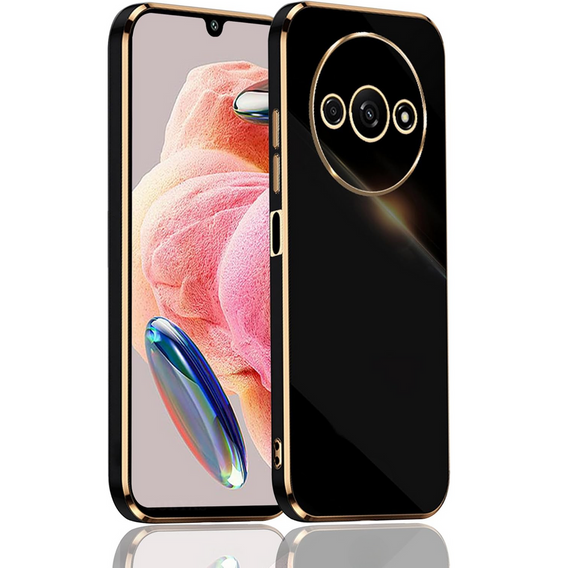 Etui do Xiaomi Redmi A3, Glamour CamShield, czarne