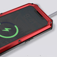 Etui pancerne do iPhone 16E, R-JUST, czerwone