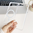 Etui do Samsung Galaxy Z Fold5 5G do MagSafe, Dropproof magnetyczne przezroczyste