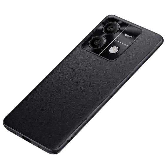 Etui skórzane do Xiaomi Redmi Note 13 5G, Obudowa leather hybrid Case, Czarne