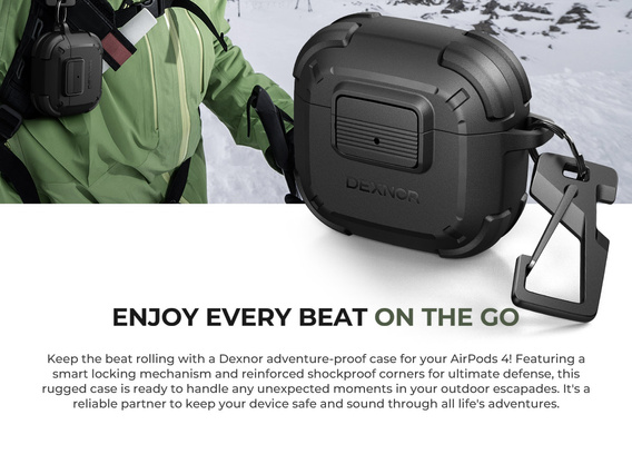 Etui ochronne Dexnor do Apple AirPods 4 2024