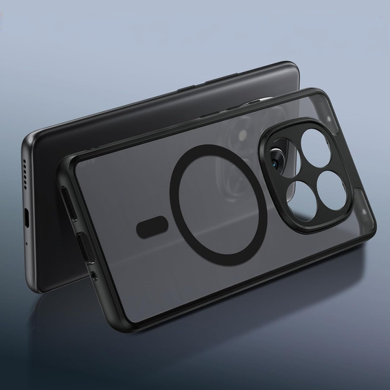 Etui do Xiaomi Redmi Note 14 Pro 5G / Xiaomi Poco X7 5G, do MagSafe, ERBORD Matt Case, czarny