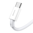 Baseus kabel USB-A na USB-C 1 m 66 W Superior - Biały