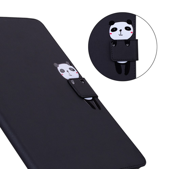 Etui do Lenovo Tab M10 Plus 10.6 Gen 3, z klapką, animal, czarne