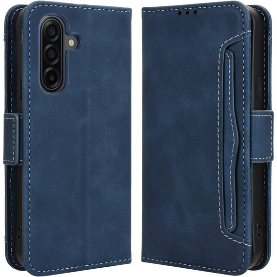 Etui z klapką do Oppo Reno 14F, Card Slot, portfelowe, czarne