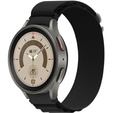Pasek Nylonowy do Samsung Galaxy Watch 4/5/6 40/42/43/44/45/46/47mm, Czarny