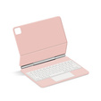 Etui z klawiaturą do iPad Air 11" 2025/2024 (7/6 gen.), Magnetic Keyboard Touchpad, różowe