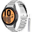 Pasek Bransoleta do Samsung Galaxy Watch 4/5/6 40/42/43/44/45/46/47mm, Srebrna