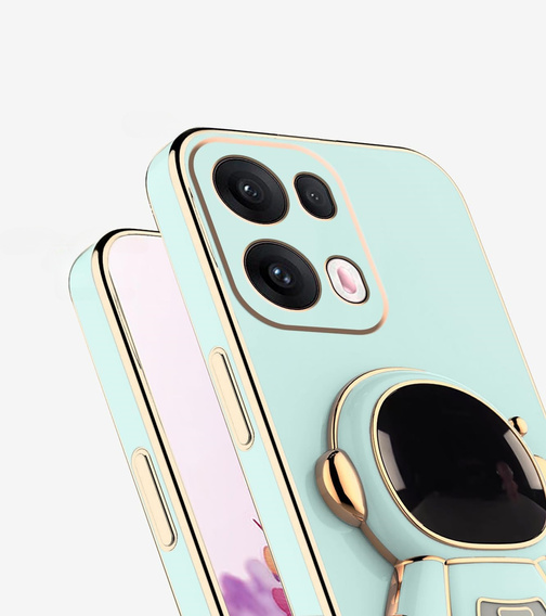 Etui do Oppo Reno 13 Pro, Astronaut, zielone