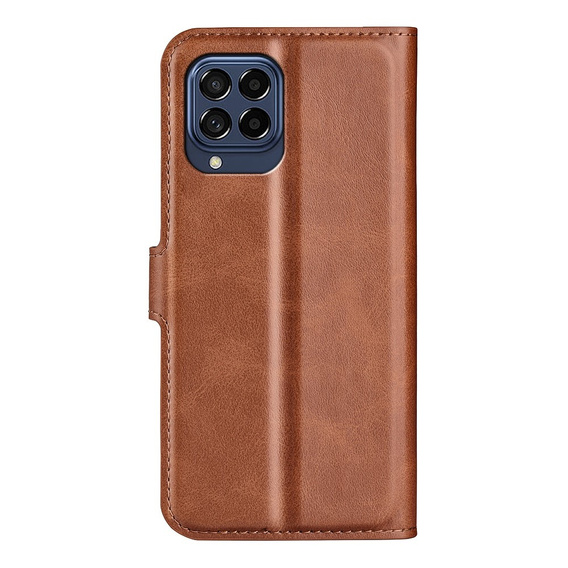 Etui Wallet do Samsung Galaxy M53 5G, Protective Cover, Brown