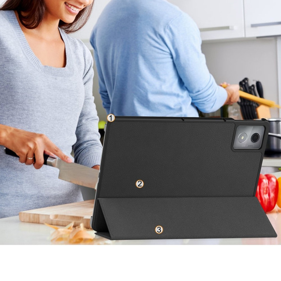 Etui do Lenovo Tab K11 Plus, Smartcase, czarne