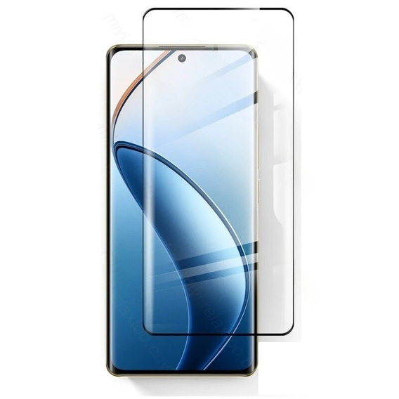 Szkło Hartowane 3D do Realme 12 Pro 5G / 12 Pro+ 5G, czarne