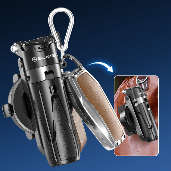 Selfie Stick Aluminium z funkcją statywu i pilotem Bluetooth, do smartfonów