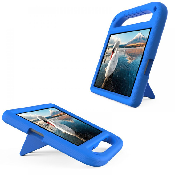 Etui dla dzieci do Lenovo Tab M10 HD 10.1 Gen 2 X306 / Tab M10 Plus TB-X606, dziecięce z uchwytem, Niebieskie