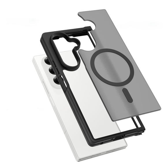 ERBORD Matt Case do Samsung Galaxy Z Fold7 5G – etui z MagSafe, czarne
