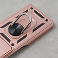 Etui pancerne do Samsung Galaxy Z Fold5 5G, CamShield Slide, różowe rose gold