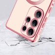 Etui do Samsung Galaxy S25 Ultra, MagSafe Heart, różowe 
